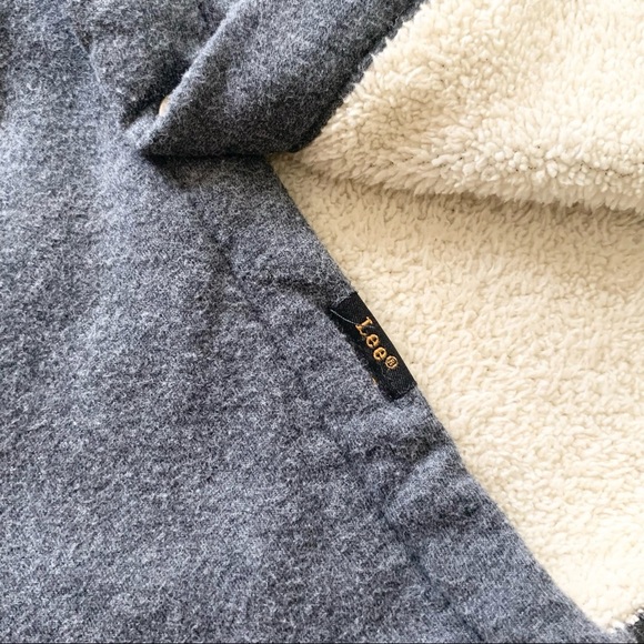 πLEEπ Menβs Long Sleeve Hooded Fleece Jacket Size Medium Gray - Picture 8 of 12